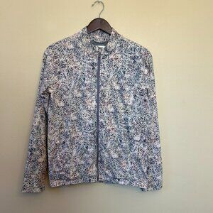 Athleta Girl Ice Strom Full Zip Jacket XXL/16 Gray Multicolor